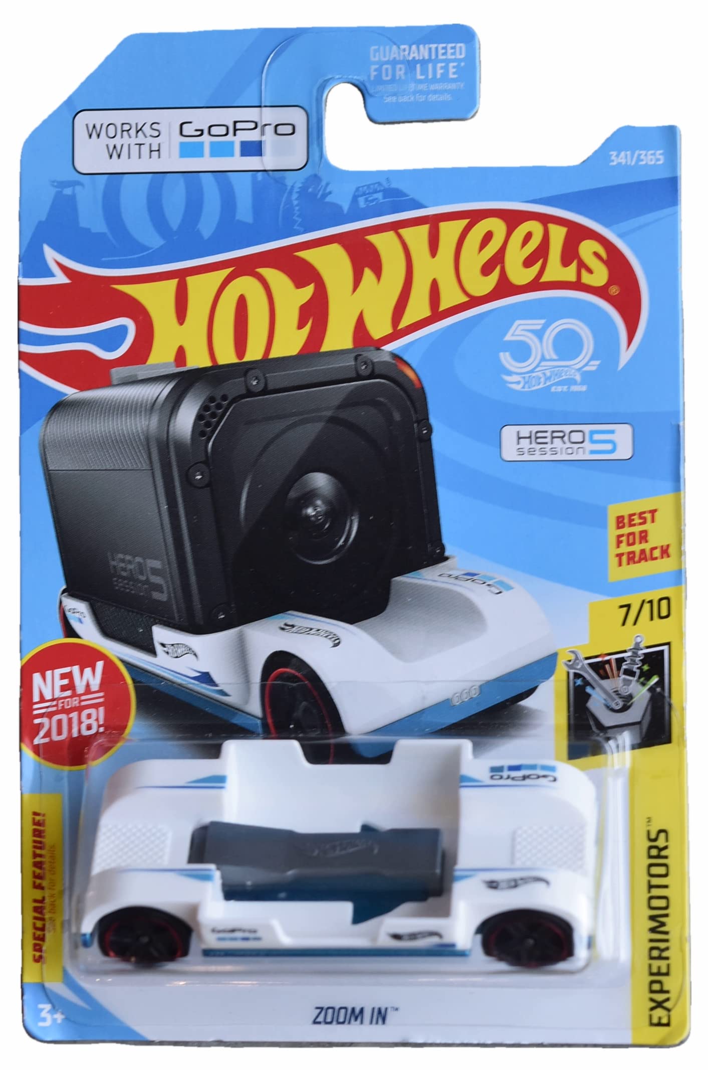 Amazon.com: Hot Wheels Zoom in, Experimotors 7/10 - White : Arts